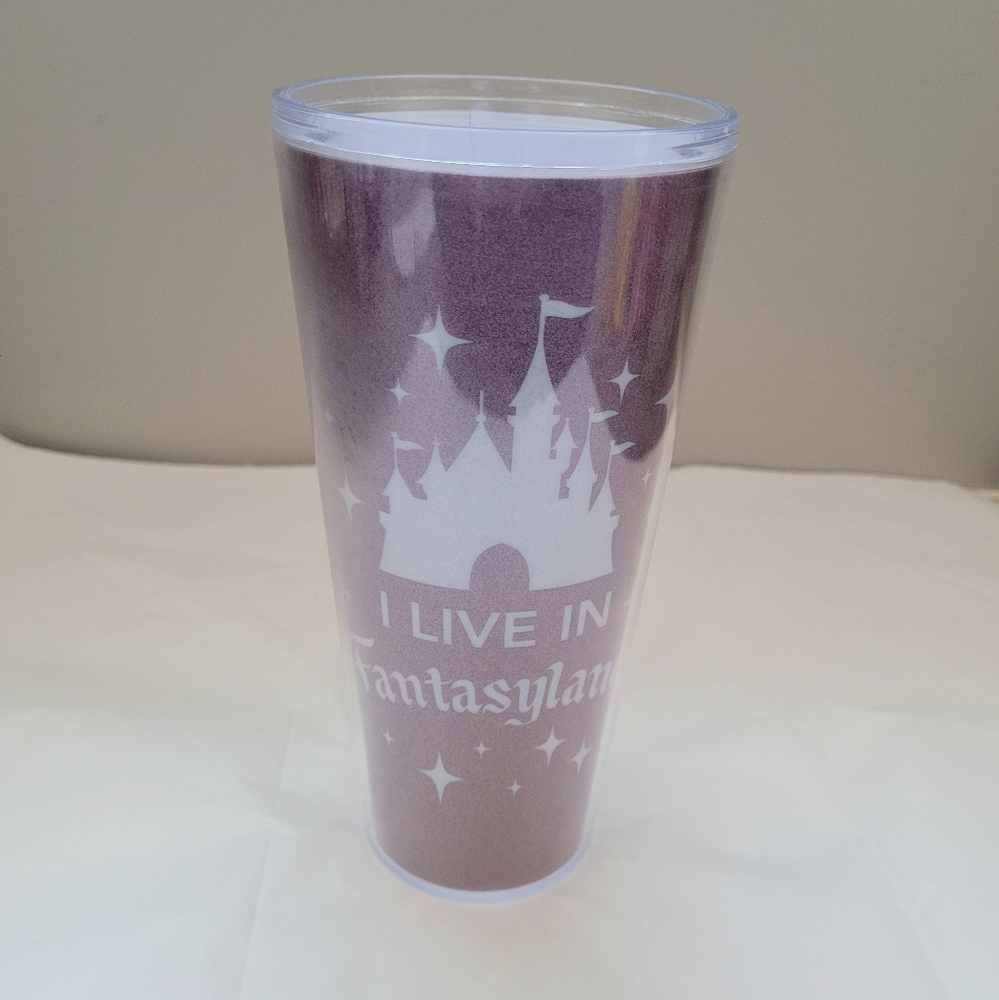 Disney I Live in Fantasyland Tumbler